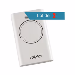 Description générale La télécommande 2 canaux FAAC est conçue pour contrôler divers automatismes et motorisations de portails ...