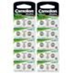 Lot de 20 piles Camelion LR44 / A76 / AG13 pile bouton longue durée de conservation