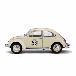 Solido Volkswagen Beetle 1303 Racer 53 Modèle de voiture classique Pré-assemblé 1:18 - Vue supplémentaire 5