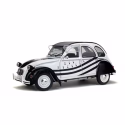 Solido Citroën 2CV6 BZH, Modèle de voiture de ville, Pré-assemblé, 1:18, Citroën 2CV6 BZH, 1 pièce(s), Noir, Blanc