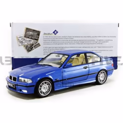 Voiture Miniature de Collection - SOLIDO 1/18 - BMW M3 E36 - Blue - 1803901