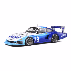 Solido Porsche 935 Moby Dick, Modèle de voiture de sport, Pré-assemblé, 1:18, Porsche 935 Moby Dick, Garçon, Bleu, Blanc
