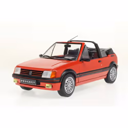 Solido Peugeot 205 Cabrio, Modèle de voiture de ville, 1:18, Peugeot 205 Cabrio, Mâle, Rouge, Modèle réduit de véhicule terre ...
