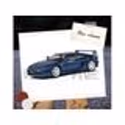 Voiture Miniature de Collection - SOLIDO - VENTURI 400 GT - Échelle 1/43 - Couleur Bleue - Détails Réalistes