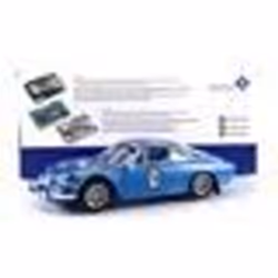 Voiture Miniature de Collection - SOLIDO - ALPINE A110 1600S - Olympia Rally 1972 - Bleu - 1/18