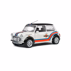 Solido Mini Cooper Martini, Modèle de voiture de ville, Pré-assemblé, 1:18, Mini Cooper Martini EVO, unisexe, Porte