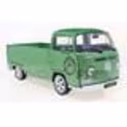 Voiture Miniature de Collection - SOLIDO - VOLKSWAGEN T2 Pick-Up - 1968 - Couleur Verte - 1/18