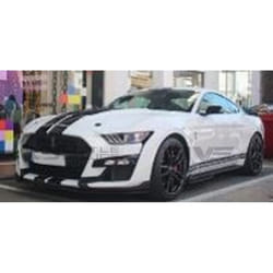 Voiture Miniature de Collection - SOLIDO - SHELBY Mustang GT500 - 1/43 - Blanc / Noir - 2020