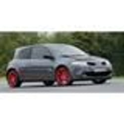Voiture Miniature de Collection - SOLIDO - RENAULT Megane 2 RS R26R - 2008 - Gris / Rouge - 1/43