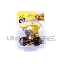 Voiture Miniature de Collection - SOLIDO 1/18 - CYCLISTE Coureur Total Energies - Tour De France 2023 - White / Blue - 1809916