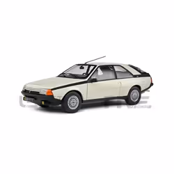 Voiture Miniature - SOLIDO - RENAULT Fuego Turbo - 1/18 - Blanc - 1985