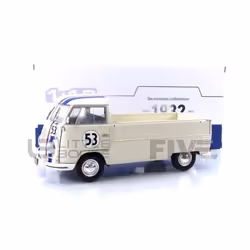 Voiture Miniature - SOLIDO - VOLKSWAGEN T1 Pick Up Racer 53 - 1/18 - Beige - 1950