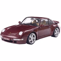 Solido Porsche 911 (993) Turbo 1997 rot 1:18 Modèle réduit de voiture