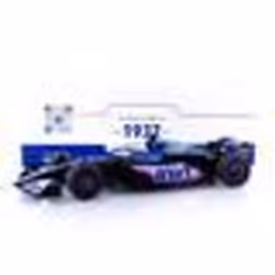 Voiture Miniature de Collection - SOLIDO 1/18 - ALPINE A523 - Bleu / Rose - 14 ans et +