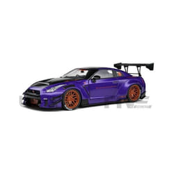 Voiture Miniature - SOLIDO - NISSAN GT-R (R35) - 1/18 - Violet - Kit Liberty Walk 2.0