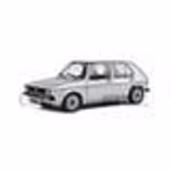 Voiture Miniature de Collection - SOLIDO 1/18 - VOLKSWAGEN Golf L - Silver - 1983