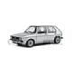Voiture Miniature de Collection - SOLIDO 1/18 - VOLKSWAGEN Golf L - Silver - 1983