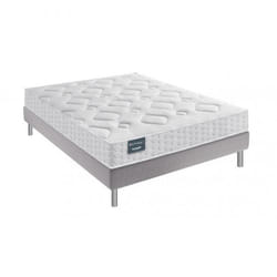Ensemble Dunlopillo EUGEN 4 140x190 matelas mousse Aérial et Latex 24 cm sommier à lattes fixe