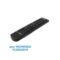 Télécommande TV de remplacement Vestel pour TECHWOOD TC32DLED15