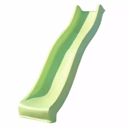 Soulet Glissière Toboggan En Plastique Pour Plateforme 120 cm, 3 an(s), 12 an(s), Vert, Olive