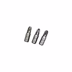 Embout de vissage standard PZ3 25 mm Universel - 3 pièces,Acier haute qualité, adapté à la plupart des travaux de vissage,Aci ...