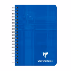Clairefontaine 8582C, Monochromatique, Bleu, 50 feuilles, 90 g/m², Couverture rigide, Universel