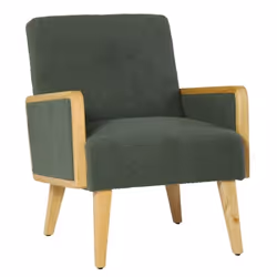 Fauteuil MONTANA bouclette kaki 65X73.5X81