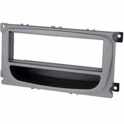 Facade Autoradio 1Din - FORD - ap07 - Argent - Intégration pour Ford C-Max/Focus/Galaxy/Mondeo/S-Max