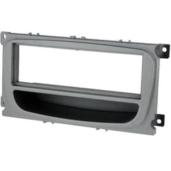 Facade Autoradio 1Din - FORD - ap07 - Argent - Intégration pour Ford C-Max/Focus/Galaxy/Mondeo/S-Max