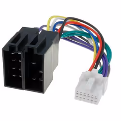 Câble Autoradio - Panasonic - 12PIN - Connecteur ISO - Noir - Câble de connexion