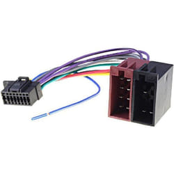 Câble Autoradio - Sony - 16PIN - Connecteur ISO - Câble audio - Noir
