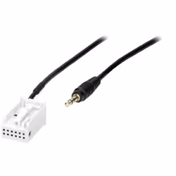Câble Adaptateur AUX Jack - BMW - 5/7/X5/Z3/Z4/Mini Cooper - Connecteur 35mm - Compatible CD dusine - Noir