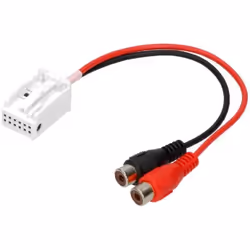 Adaptateur RCA - BMW - 5/7/X5/Z3/Z4/Mini Cooper - Rouge - Audio - Connecteur RCA