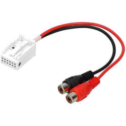 Adaptateur RCA - BMW - 5/7/X5/Z3/Z4/Mini Cooper - Rouge - Audio - Connecteur RCA