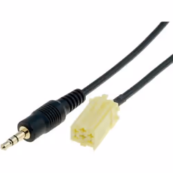 Cable Adaptateur AUX Jack - Alfa Romeo 159/ Fiat Grande Punto/ Lancia ap06/ Smart Fortwo