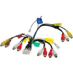 Câble Autoradio RCA - Pioneer - AVIC-F910BT - Noir - Audio - Compatible AVIC-D3/ F700BT/ F900BT
