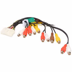 Câble Audio RCA - Pioneer - AVIC - Noir - Connecteur RCA - Pour Autoradio