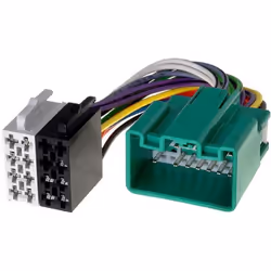 Fiche autoradio ISO - Volvo - C30 C70 S40 S80 V50 V70 XC70 XC90 - Noir - 2006 - Voiture