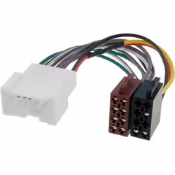 Fiche autoradio ISO - DACIA - Duster Logan Sandero Koleos Megane - Noir - Universel - 2011