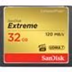 Carte mémoire Compact Flash - SANDISK - Extreme 32GB - 120Mbps - Haute vitesse - Fiabilité accrue