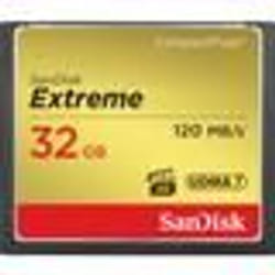 Carte mémoire Compact Flash - SANDISK - Extreme 32GB - 120Mbps - Haute vitesse - Fiabilité accrue