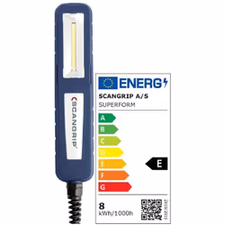 Lampe de travail d'inspection robuste 750lm IP54 IK08 Fabricant : SCANGRIP Type de lampe : lampe d'inspection Température de  ...