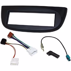 Kit Adaptateur Autoradio 1DIN - RENAULT - Twingo II Facelift - Noir - ISO - FM