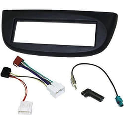 Kit Adaptateur Autoradio 1DIN - RENAULT - Twingo II Facelift - Noir - ISO - FM