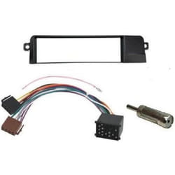 Kit Adaptateur Autoradio 1Din BMW Serie 3 E46 - Noir - Changer lautoradio dorigine - Voiture