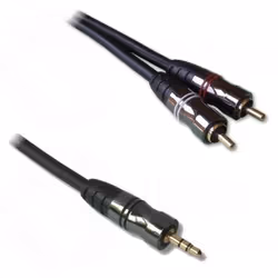 LINEAIRE X200LA Cable Jack M / RCA M Longueur : 0.5m Connecteurs : 2x RCA mâles vers 1x Jack mâle Connecteurs : dorés HQ Info ...
