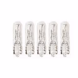 5 Ampoules T5 - 12V 1.2W W2x4.6d - Wedgebase - clignotant et tableau de bord - ADNAuto