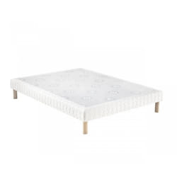 Sommier Merinos Confort Morphologique 3 Zones 16 cm 80x200 Blanc