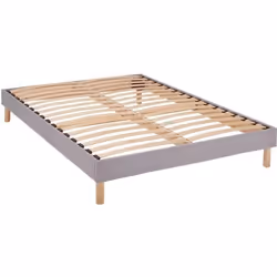 Sommier démontable - MERINOS - SELF KIT - Lattes multiplis - Gris chiné - 140x190