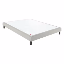 Sommier Epeda CONFORT FERME DECO NATURE 160x200 Chiné Naturel Lattes